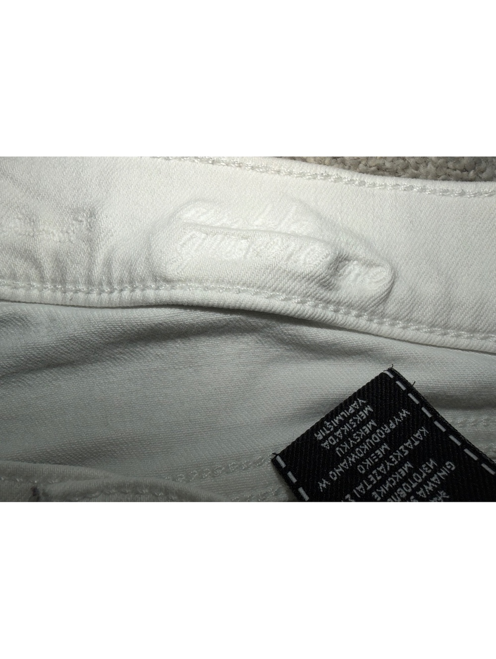 7 For All Mankind White Skinny S 27 Designer Stretch Luxury - Picture 6 of 7